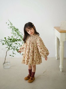 Kids' Casual Dress Patterned Printed Flowers