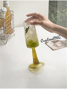 ＜SALE＞激安セール 透明 ガラスカップ シャンパンカップ 家庭用 カクテルカップ 冷たい飲み物カップ