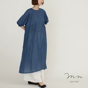 Casual Dress Dolman Sleeve Switching Dress Cotton [2025 NEW] S/S