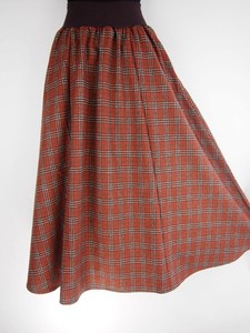 Skirt Check Flare Skirt [2024 A/W NEW]