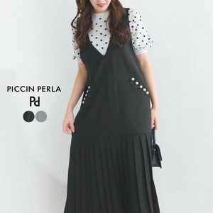 Jumper Dress Pocket Pinafore Dress [S/S NEW]