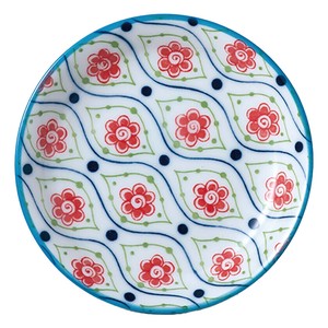 Mino ware Small Plate Flower Back Order Item Pottery Made in Japan