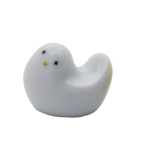 ≪メーカー取寄≫【こものの】シマエナガ　見返り美鳥箸置 [日本製 美濃焼 食器 陶器]
