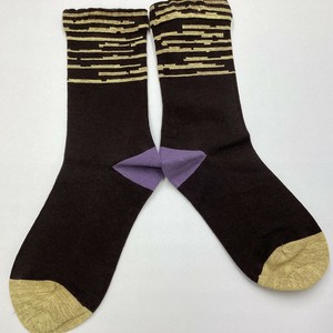 Crew Socks Brown Ladies fashion Socks