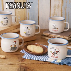 スヌーピー「SNOOPY」ホーローマグカップ　Enamel Tabel wear　ピーナッツ PEANUTS
