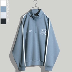 Sweatshirt Design Cardboard knit Half Zipper Silk Touch