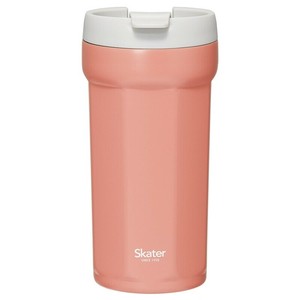 【スケーター】八角形ステンレスタンブラー 350ml 【FEEL COLOR テラコッタオレンジ】