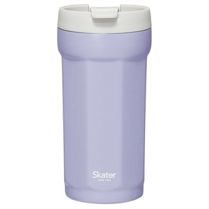 【スケーター】八角形ステンレスタンブラー 350ml 【FEEL COLOR ライラックグレー】