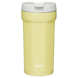 【スケーター】八角形ステンレスタンブラー 350ml 【FEEL COLOR サフランイエロー】