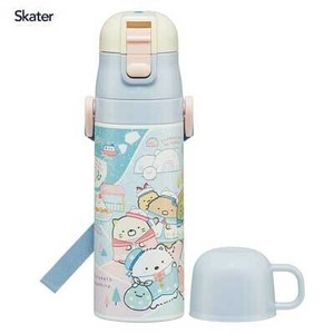 Water Bottle Sumikkogurashi Skater Compact Stainless Steel Bottle 2-way