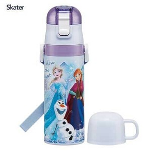 Water Bottle Skater Compact Frozen Stainless Steel Bottle 2-way