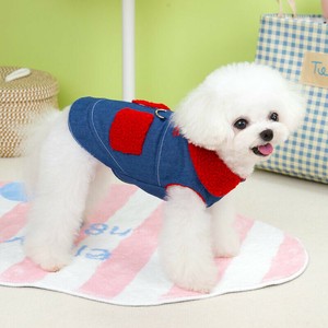 犬服 5サイズ ドッグウェア ペット服 デニム