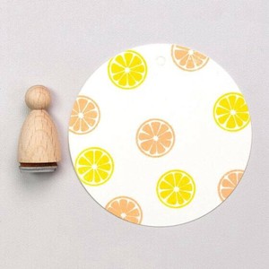 Perlenfischerコーン型スタンプ（M）☆レモン オレンジ 柑橘類 スライス 輪切り フルーツ 小☆