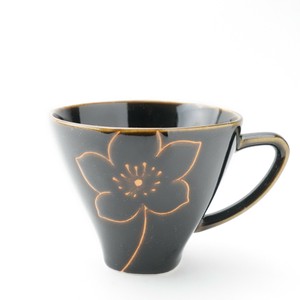 ブルーミング　マグカップ　BR　波佐見焼　オリジナル　磁器　おしゃれ　花柄