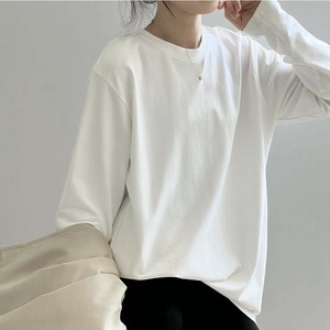 u26325 レディース シャツ トップス Tシャツ 無地 2025春新作 ラウンドネック