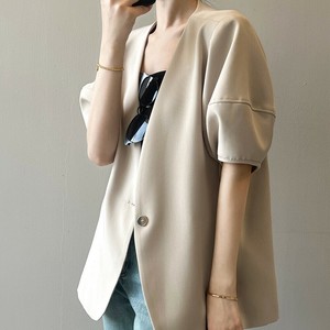 u26337トップス レディース コート 半袖 アウター 洋服 ゆったり