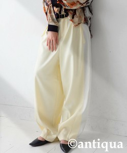 [antiqua] Cropped Pant Ladies fashion Bottoms Long Circus Pants