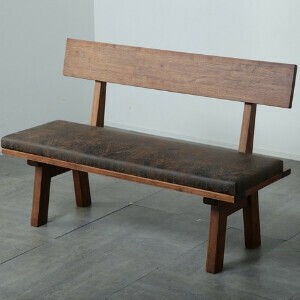 晩秋(ばんしゅう) 130ベンチ背付 TEAK