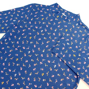 T-shirt Jacquard Cut and Sew Flowers Made in Japan