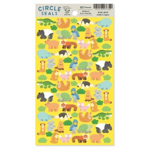 Stickers Rare Animals Sheet sticker Made in Japan