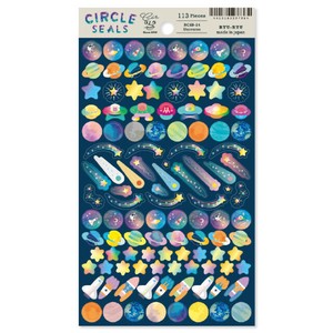 Stickers Space Sheet sticker Made in Japan