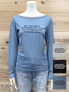 T-shirt Boat Neck Long T-shirt [2025 NEW]