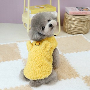 犬服 3色5サイズ ドッグウェア ペット服 ボア シンプル