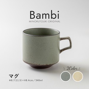 Mino ware Mug Pottery Bambi Made in Japan