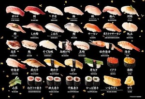 【ジグソーパズル】鮨ジグソーパズル