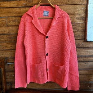 Sweater/Knitwear Pink Colorful Single Knit Cardigan L Size