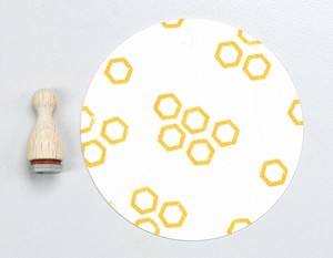 Perlenfischer可愛いコーン型スタンプ（S）☆六角形 蜂の巣☆