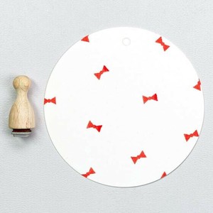 Perlenfischer可愛いコーン型スタンプ（S）☆リボン 蝶ネクタイ ボウタイ☆