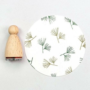 Perlenfischer可愛いコーン型スタンプ（L）☆松の枝 枝 松 葉 植物☆
