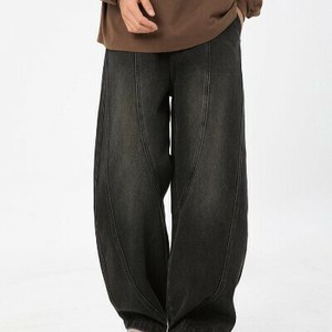 P20264 メンズ  カジュアル パンツ ストレート  2025春夏新作  ファッション デニム