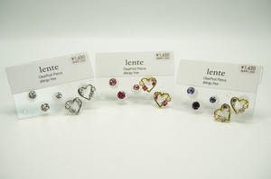 樹脂セットピアス