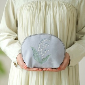 刺繍シェルポーチ　【2025年新作】