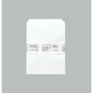 惣菜向け平袋 ニューホワイトパック 6号 紐なし 福助工業 【サンプル可】