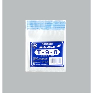 テープ有 OPP袋 オーピーパックC T-9-8 100枚入 福助工業 【サンプル可】