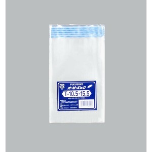 テープ有 OPP袋 オーピーパックC T-10.5-15.5 100枚入 福助工業 【サンプル可】