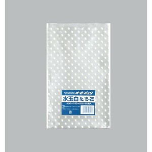 テープ無 OPP袋 オーピーパックC 水玉白 No.15-25 50枚入 福助工業 【サンプル可】
