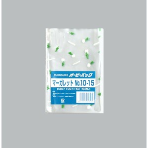 テープ無 OPP袋 オーピーパック マーガレット No.10-15 50枚入 福助工業 ｻﾝﾌﾟﾙ可
