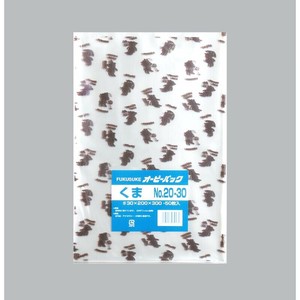 テープ無 OPP袋 オーピーパックC くま No.20-30 50枚入 福助工業 【サンプル可】
