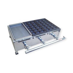 調理機器 AKSたこ焼、鉄板焼セット Bタイプ LP 3連