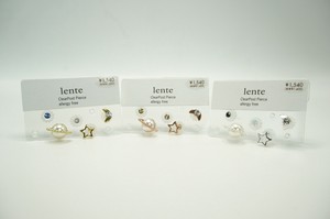 樹脂セットピアス