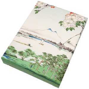 浮世絵B5サイズ平箱 隅田川水神の森真崎