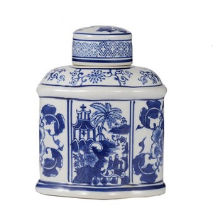 摆饰 附盖 陶器 花瓶