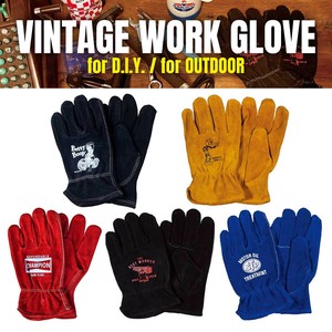 【新柄 BETTY 登場☆】【牛革】VINTAGE WORK GLOVE ヴィンテージ ワーク グローブ レディキロ他
