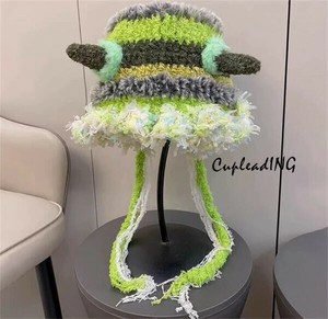 【定番商品】激安セール 怪獣帽子 冬 妖精帽子 あったか かわいい ハンドメイトカット 帽子 オズの魔法使い