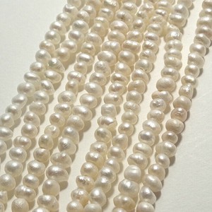 Gemstone Pearl 3.5 x 2.5mm 38cm