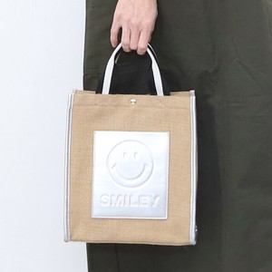 再入荷 2025新作【COOCO 】SMILEY　テープハンドルリネン2WAY ト－トバッグ ショルダー 斜めがけ